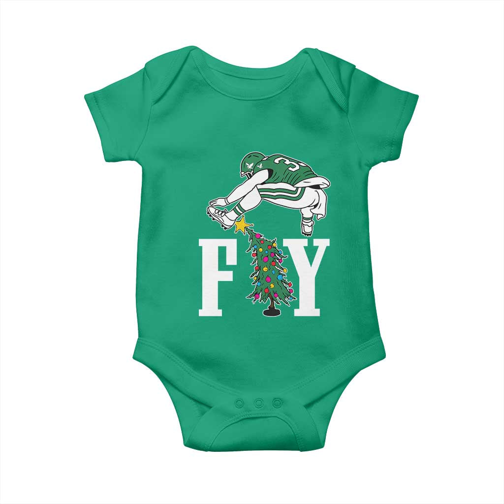 Christmas Philly Lover Baby Onesie Barkley Backwards Hurdle Xmas Tree TS10 Irish Green Print Your Wear