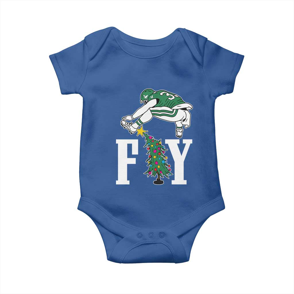 Christmas Philly Lover Baby Onesie Barkley Backwards Hurdle Xmas Tree TS10 Royal Blue Print Your Wear