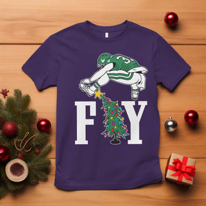 Christmas Philly Lover T Shirt Barkley Backwards Hurdle Xmas Tree TS10 Purple Print Your Wear