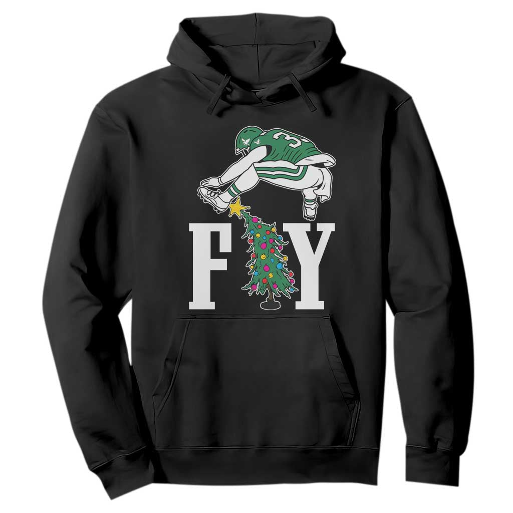 Christmas Philly Lover Hoodie Barkley Backwards Hurdle Xmas Tree TS10 Black Print Your Wear
