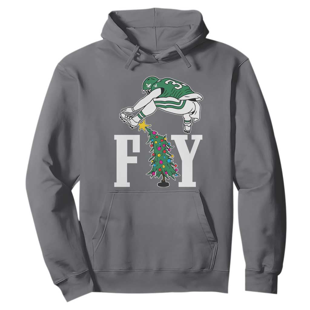 Christmas Philly Lover Hoodie Barkley Backwards Hurdle Xmas Tree TS10 Charcoal Print Your Wear