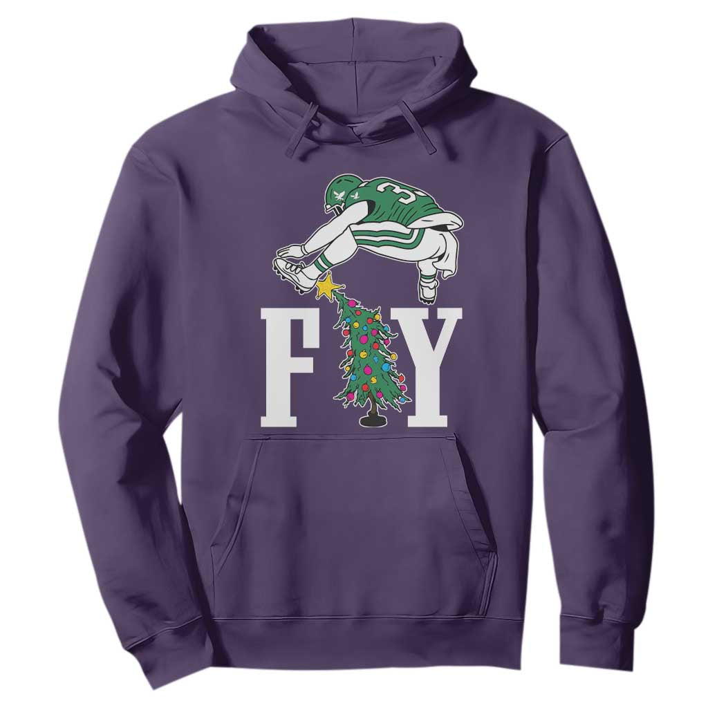 Christmas Philly Lover Hoodie Barkley Backwards Hurdle Xmas Tree TS10 Purple Print Your Wear