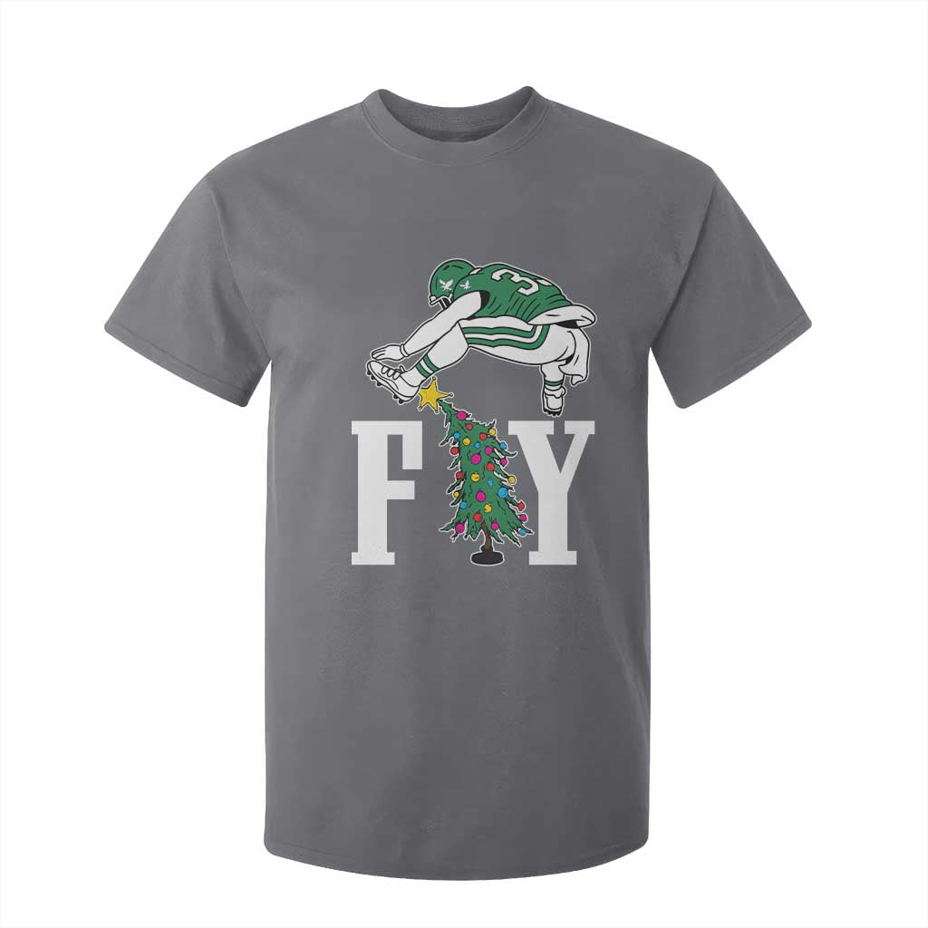 Christmas Philly Lover T Shirt For Kid Barkley Backwards Hurdle Xmas Tree TS10 Charcoal Print Your Wear