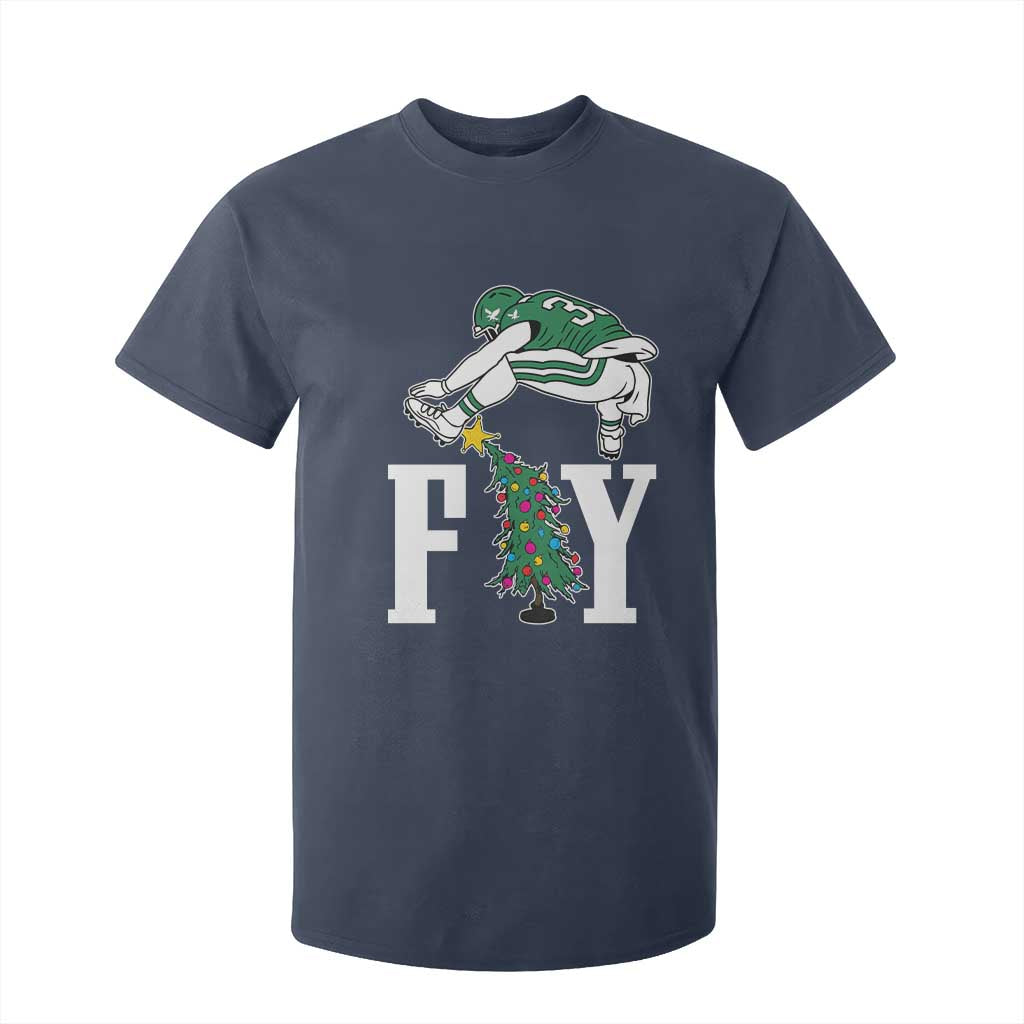 Christmas Philly Lover T Shirt For Kid Barkley Backwards Hurdle Xmas Tree TS10 Navy Print Your Wear