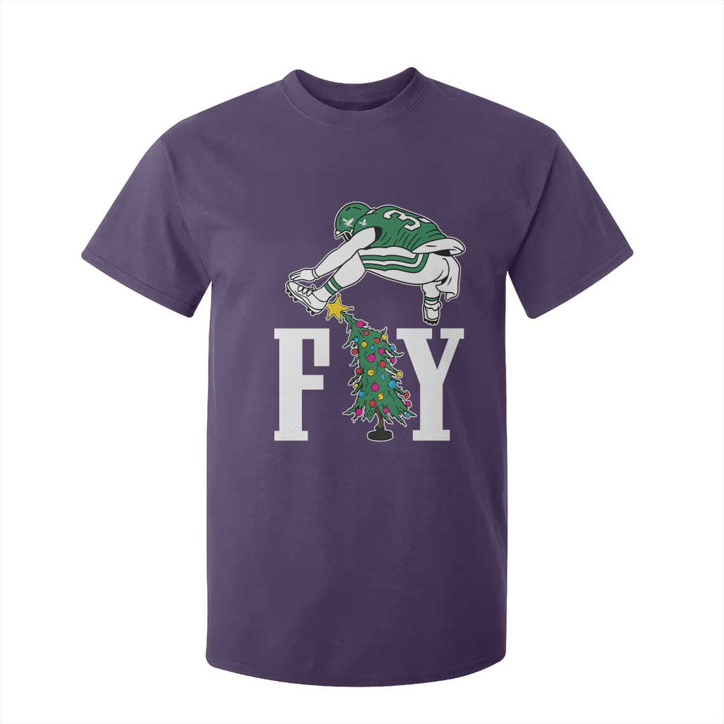 Christmas Philly Lover T Shirt For Kid Barkley Backwards Hurdle Xmas Tree TS10 Purple Print Your Wear