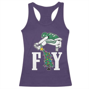 Christmas Philly Lover Racerback Tank Top Barkley Backwards Hurdle Xmas Tree TS10 Purple Print Your Wear