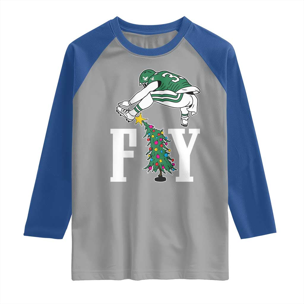 Christmas Philly Lover Raglan Shirt Barkley Backwards Hurdle Xmas Tree TS10 Sport Gray Royal Print Your Wear