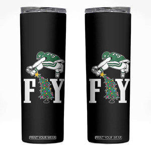 Christmas Philly Lover Skinny Tumbler Barkley Backwards Hurdle Xmas Tree TS10 Black Print Your Wear