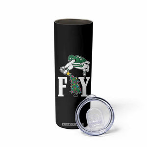 Christmas Philly Lover Skinny Tumbler Barkley Backwards Hurdle Xmas Tree TS10 Print Your Wear