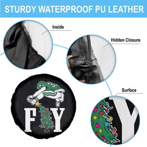 Christmas Philly Lover Spare Tire Cover Barkley Backwards Hurdle Xmas Tree TS10 Print Your Wear