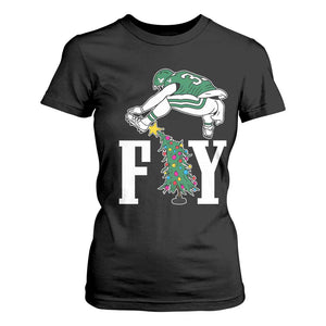 Christmas Philly Lover T Shirt For Women Barkley Backwards Hurdle Xmas Tree TS10 Black Print Your Wear