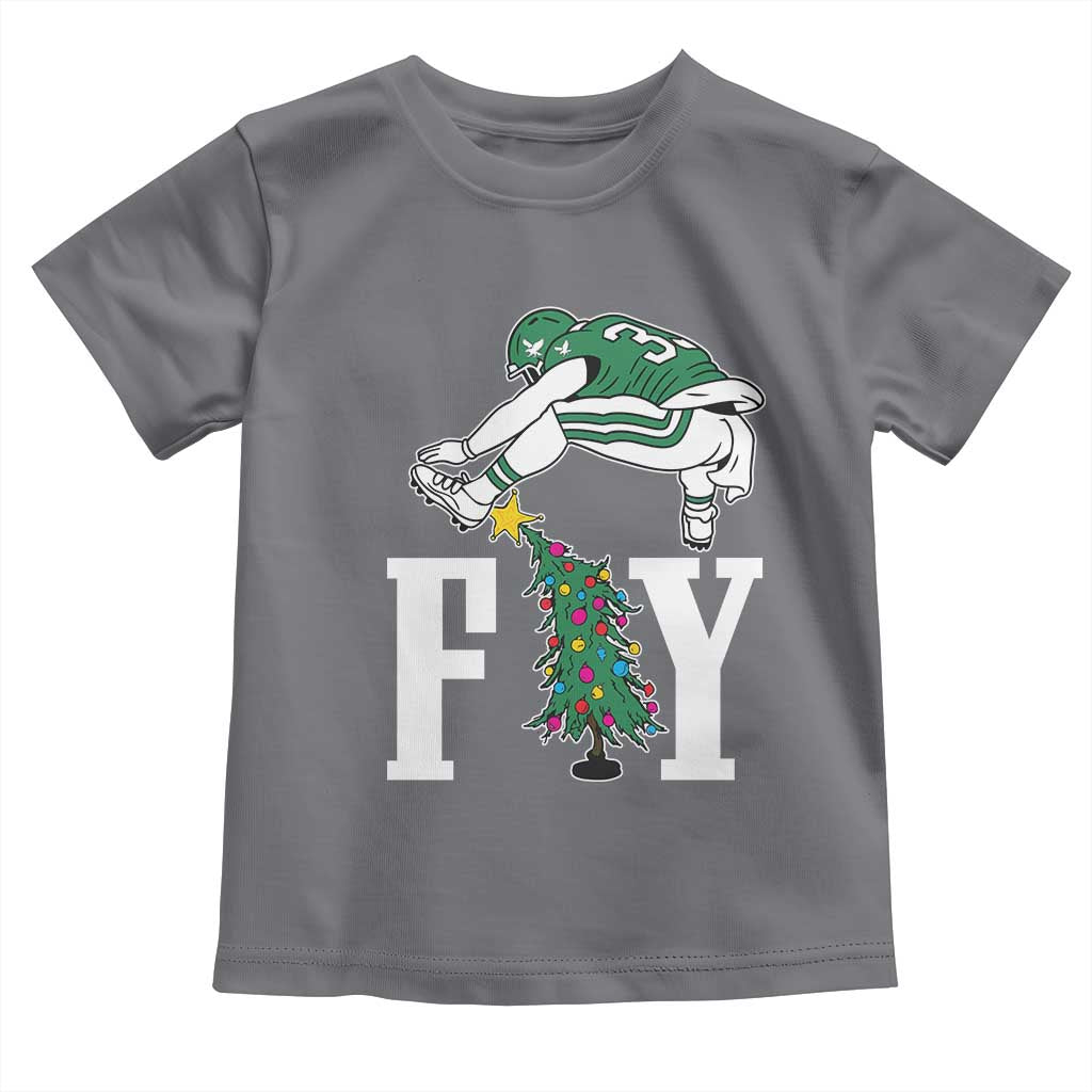 Christmas Philly Lover Toddler T Shirt Barkley Backwards Hurdle Xmas Tree TS10 Charcoal Print Your Wear