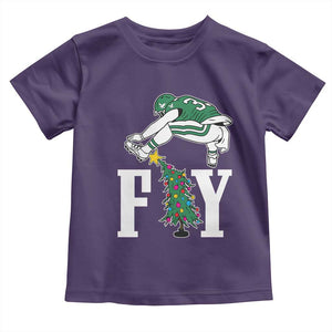 Christmas Philly Lover Toddler T Shirt Barkley Backwards Hurdle Xmas Tree TS10 Purple Print Your Wear