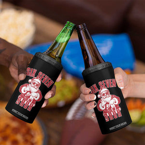 Six Seven Bruh Funny Christmas 4 in 1 Can Cooler Tumbler Santa 67 Meme Teens Boys Kids Xmas Pajamas TS10 Print Your Wear