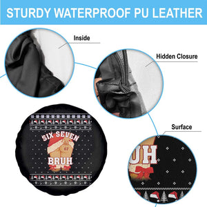 Funny Six Seven 6 7 Meme Ugly Christmas Spare Tire Cover Santa 67 Meme Xmas Pajamas TS10 Print Your Wear