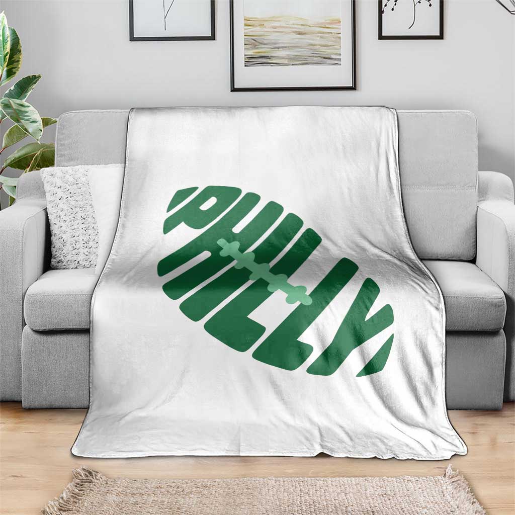 Philly Game Day Throw Blanket Football Team Retro Sports Fan TS10 Print Your Wear