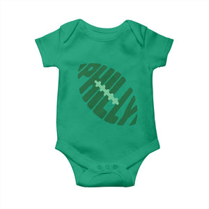 Philly Game Day Baby Onesie Football Team Retro Sports Fan TS10 Irish Green Print Your Wear