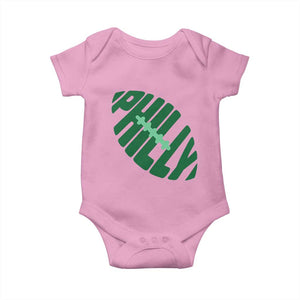 Philly Game Day Baby Onesie Football Team Retro Sports Fan TS10 Light Pink Print Your Wear