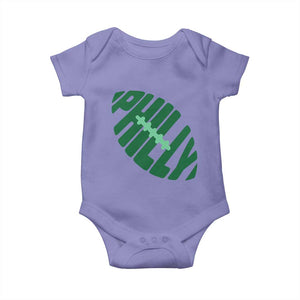 Philly Game Day Baby Onesie Football Team Retro Sports Fan TS10 Violet Print Your Wear