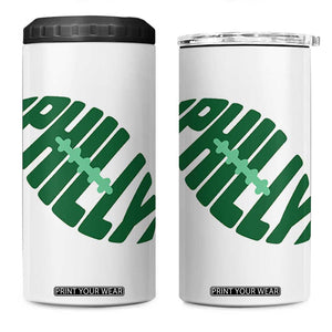 Philly Game Day 4 in 1 Can Cooler Tumbler Football Team Retro Sports Fan TS10 One Size: 16 oz White Print Your Wear