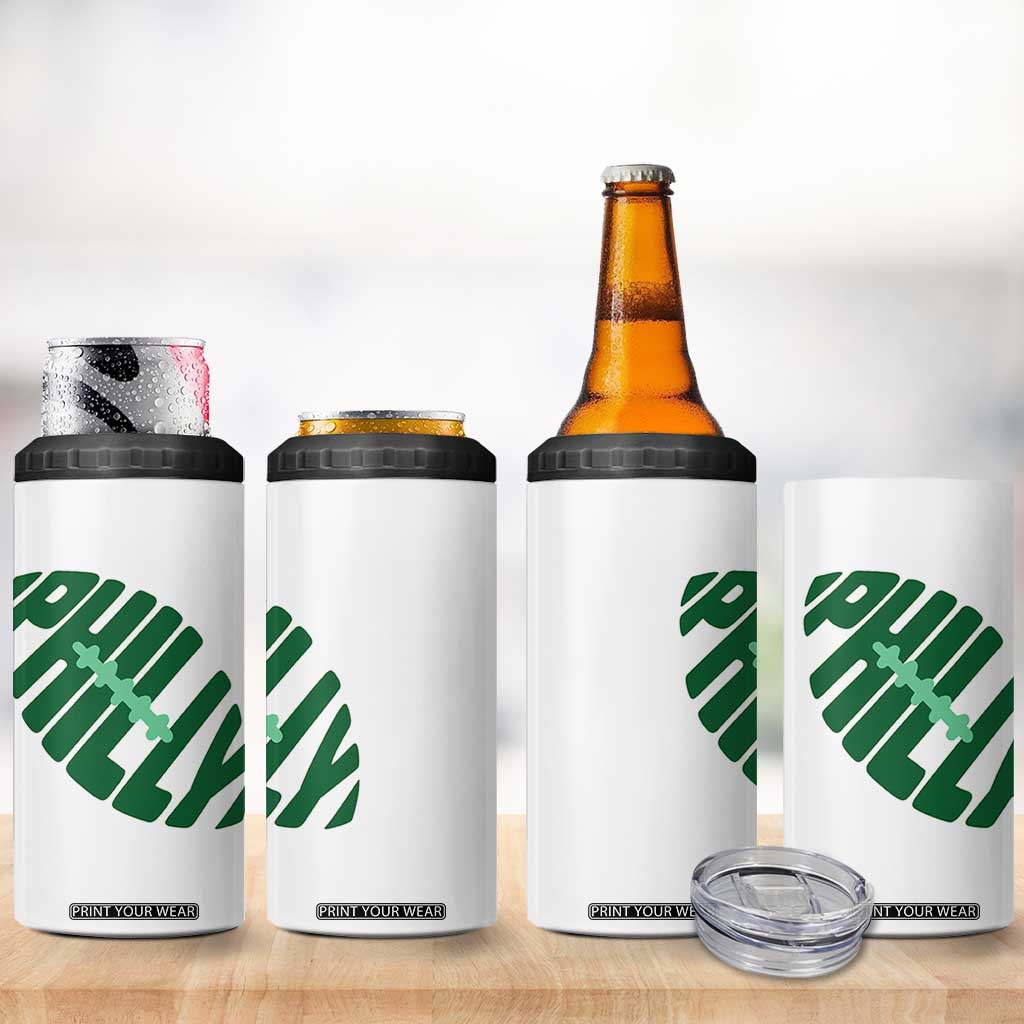 Philly Game Day 4 in 1 Can Cooler Tumbler Football Team Retro Sports Fan TS10 Print Your Wear