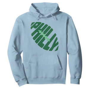 Philly Game Day Hoodie Football Team Retro Sports Fan TS10 Light Blue Print Your Wear