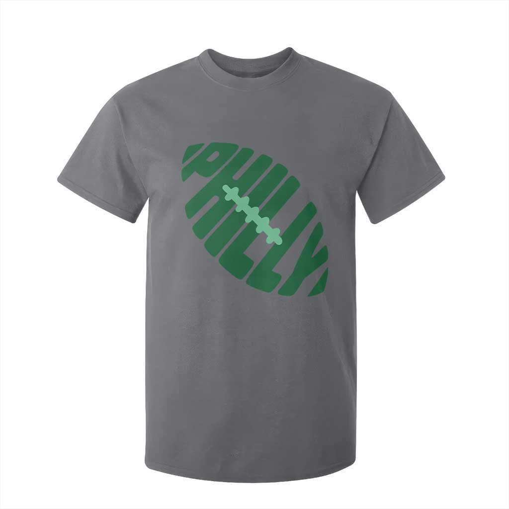 Philly Game Day T Shirt For Kid Football Team Retro Sports Fan TS10 Charcoal Print Your Wear