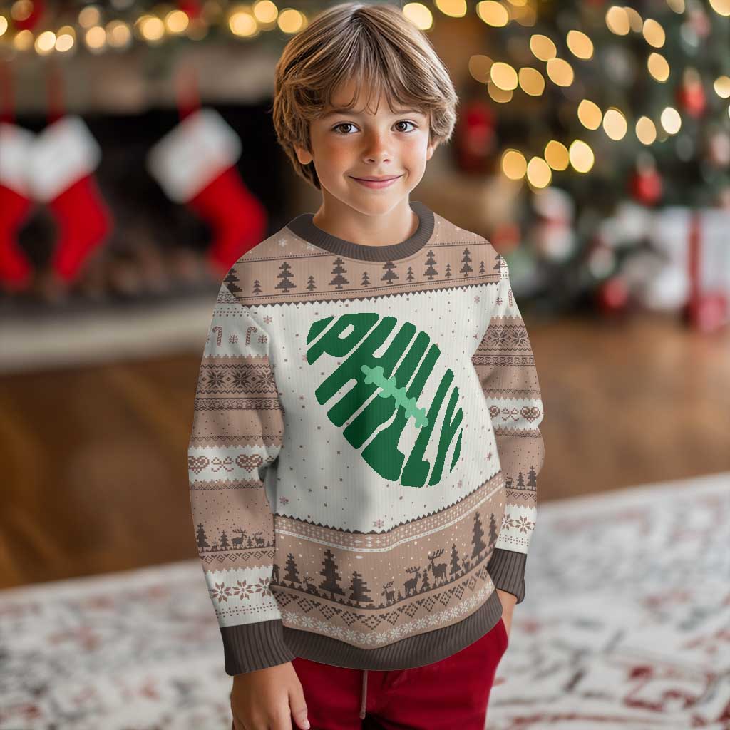 Philly Game Day Ugly Christmas Sweater Football Team Retro Sports Fan TS10 Mocha Mousse Print Your Wear