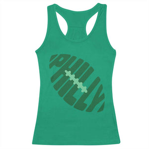 Philly Game Day Racerback Tank Top Football Team Retro Sports Fan TS10 Irish Green Print Your Wear