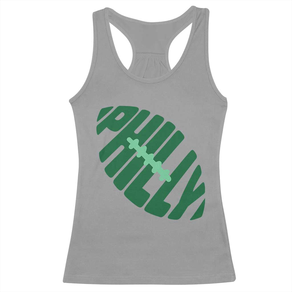 Philly Game Day Racerback Tank Top Football Team Retro Sports Fan TS10 Sport Gray Print Your Wear