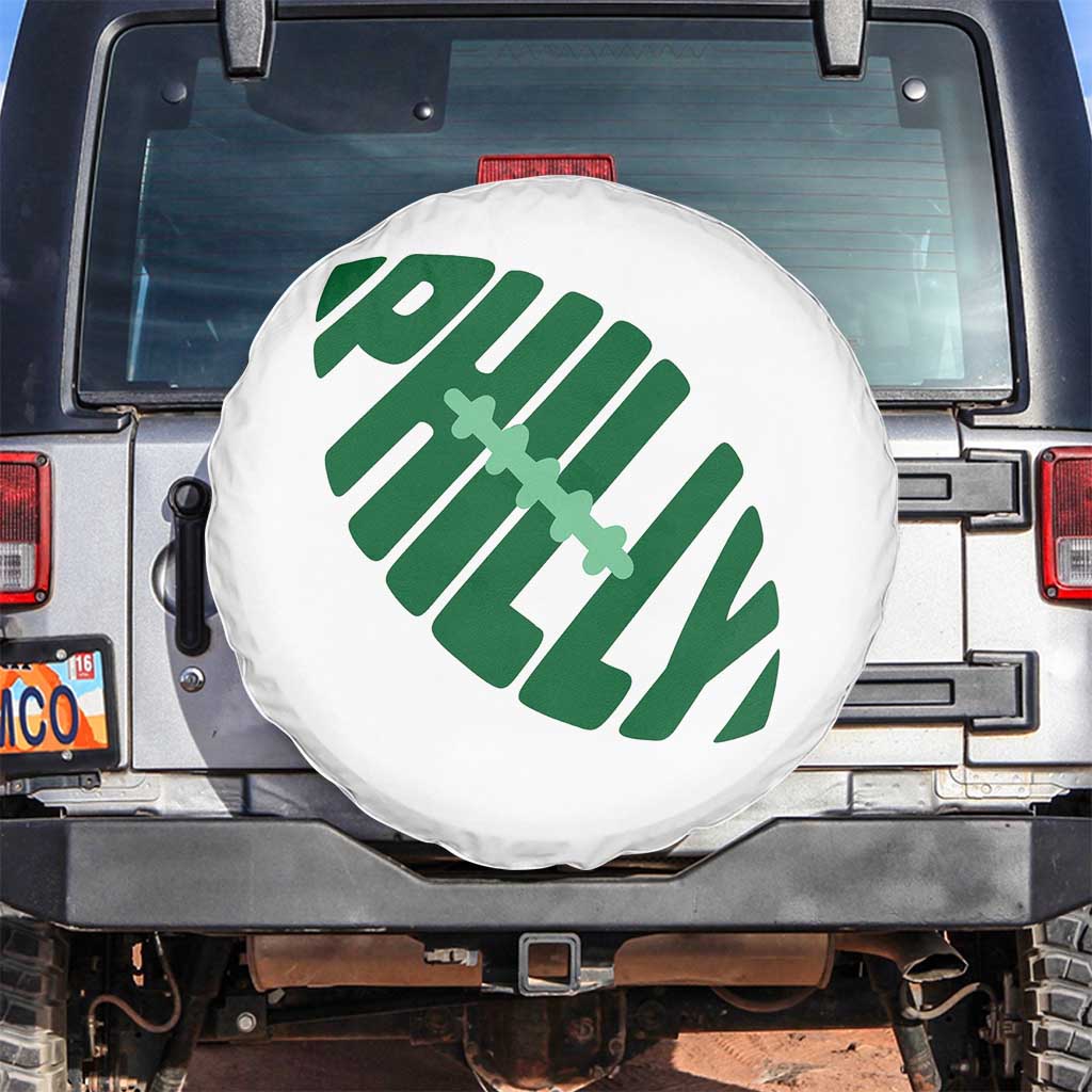 Philly Game Day Spare Tire Cover Football Team Retro Sports Fan TS10 No hole White Print Your Wear