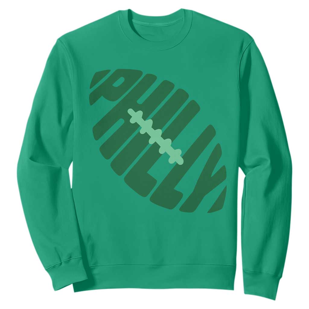 Philly Game Day Sweatshirt Football Team Retro Sports Fan TS10 Irish Green Print Your Wear