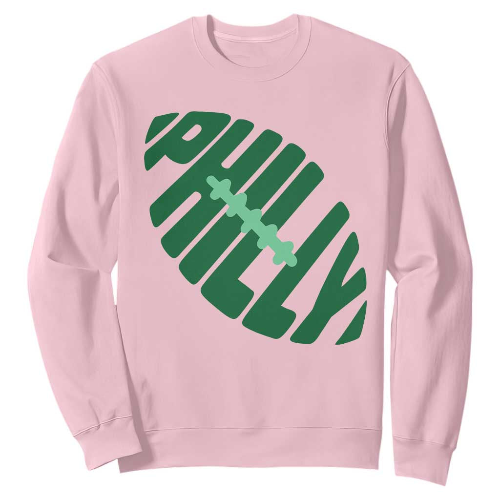 Philly Game Day Sweatshirt Football Team Retro Sports Fan TS10 Light Pink Print Your Wear