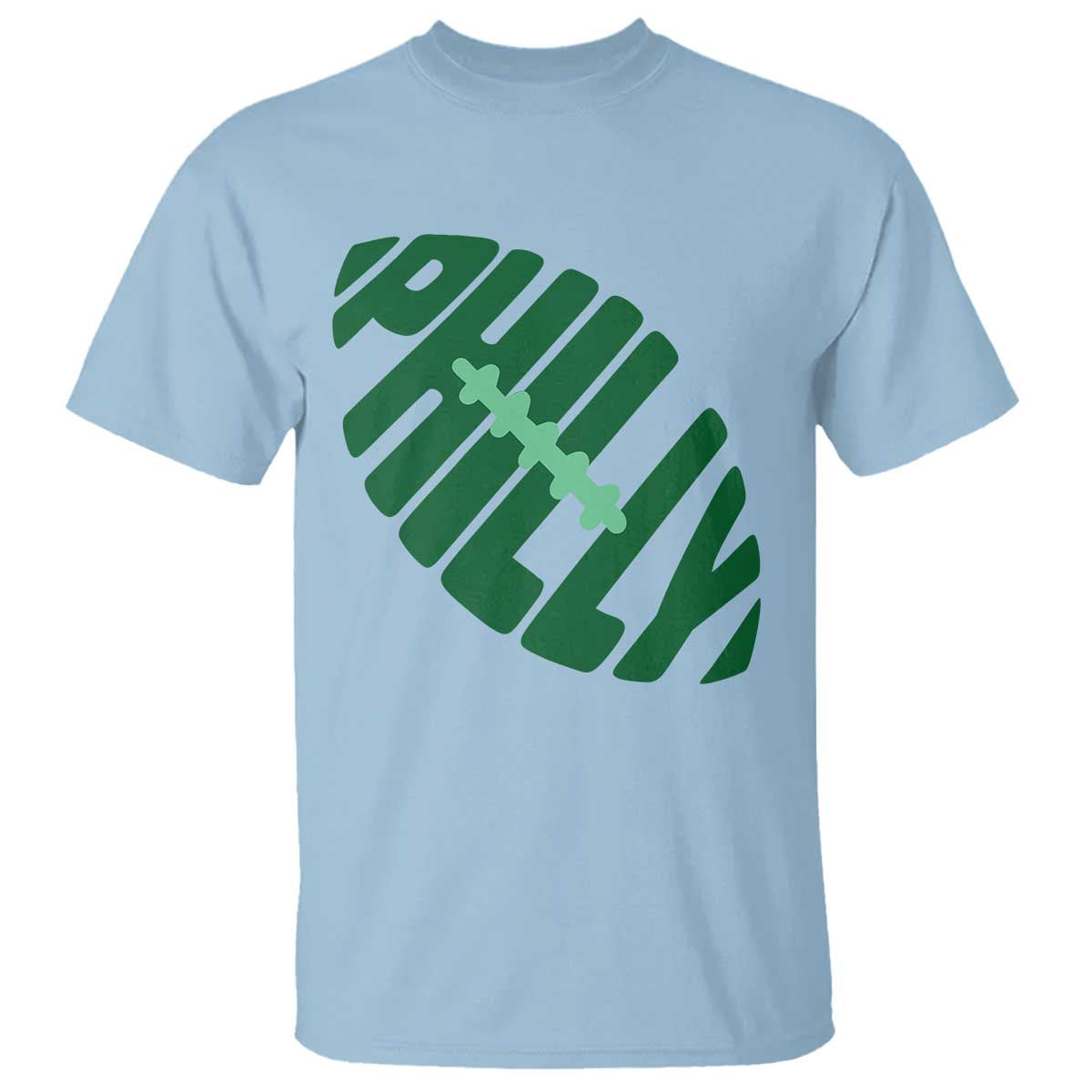 Philly Game Day T Shirt Football Team Retro Sports Fan TS10 Light Blue Print Your Wear