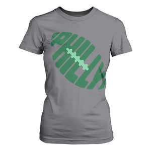 Philly Game Day T Shirt For Women Football Team Retro Sports Fan TS10 Charcoal Print Your Wear