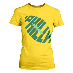 Philly Game Day T Shirt For Women Football Team Retro Sports Fan TS10 Daisy Print Your Wear