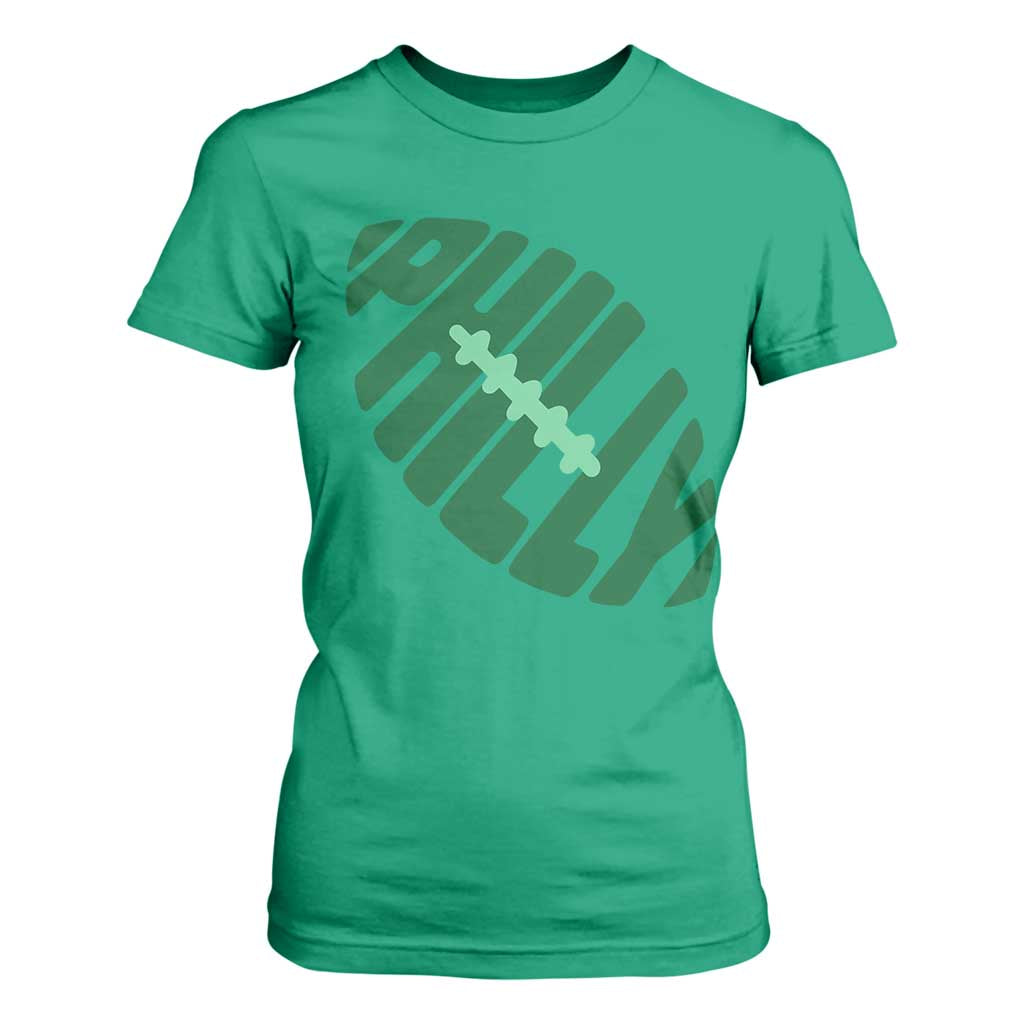 Philly Game Day T Shirt For Women Football Team Retro Sports Fan TS10 Irish Green Print Your Wear