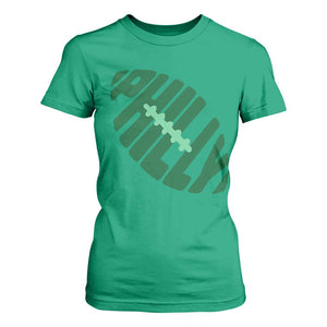 Philly Game Day T Shirt For Women Football Team Retro Sports Fan TS10 Irish Green Print Your Wear