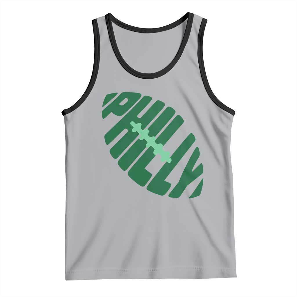 Philly Game Day Tank Top Football Team Retro Sports Fan TS10 Athletic Heather Black Print Your Wear