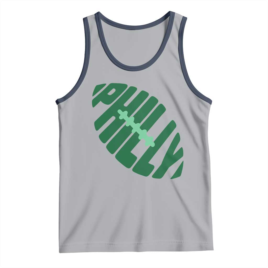 Philly Game Day Tank Top Football Team Retro Sports Fan TS10 Athletic Heather Navy Print Your Wear