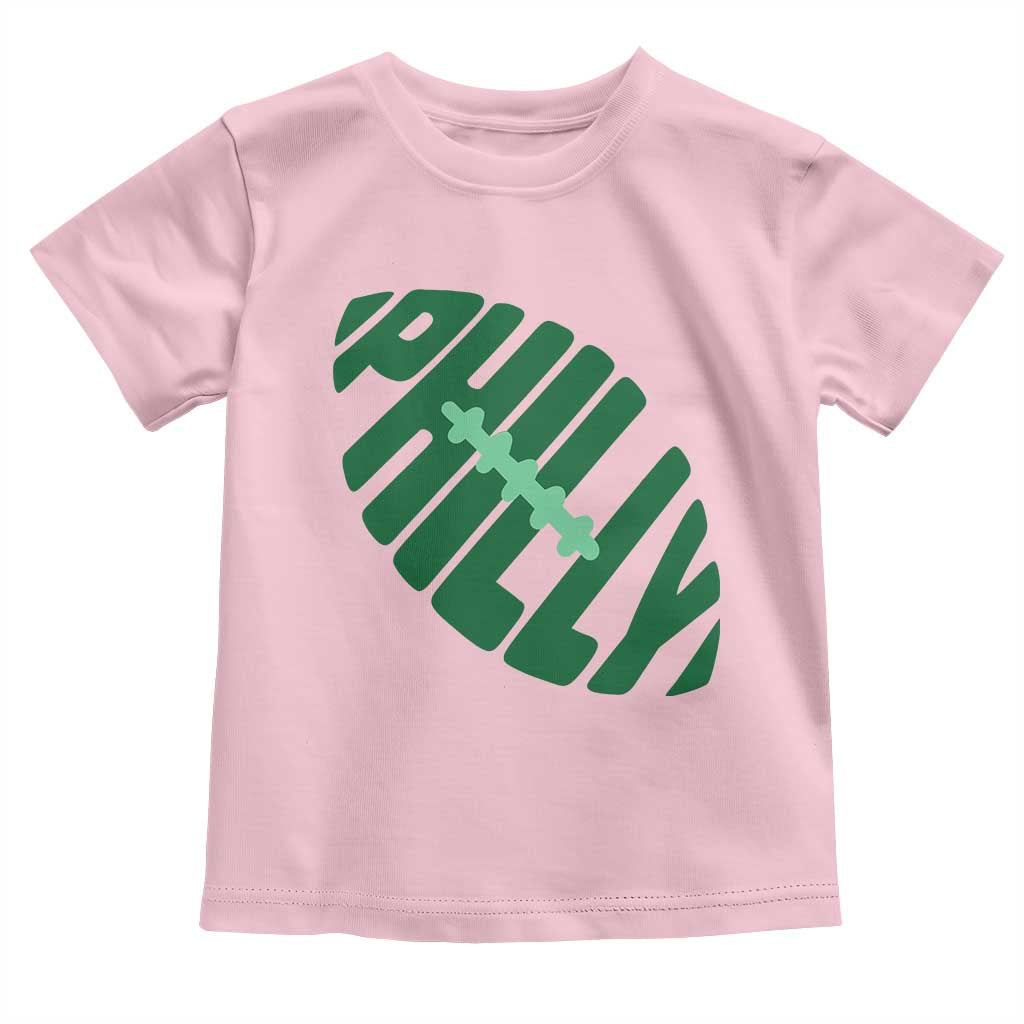 Philly Game Day Toddler T Shirt Football Team Retro Sports Fan TS10 Light Pink Print Your Wear