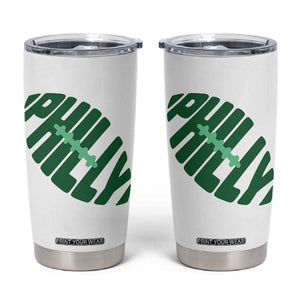 Philly Game Day Tumbler Cup Football Team Retro Sports Fan TS10 White Print Your Wear