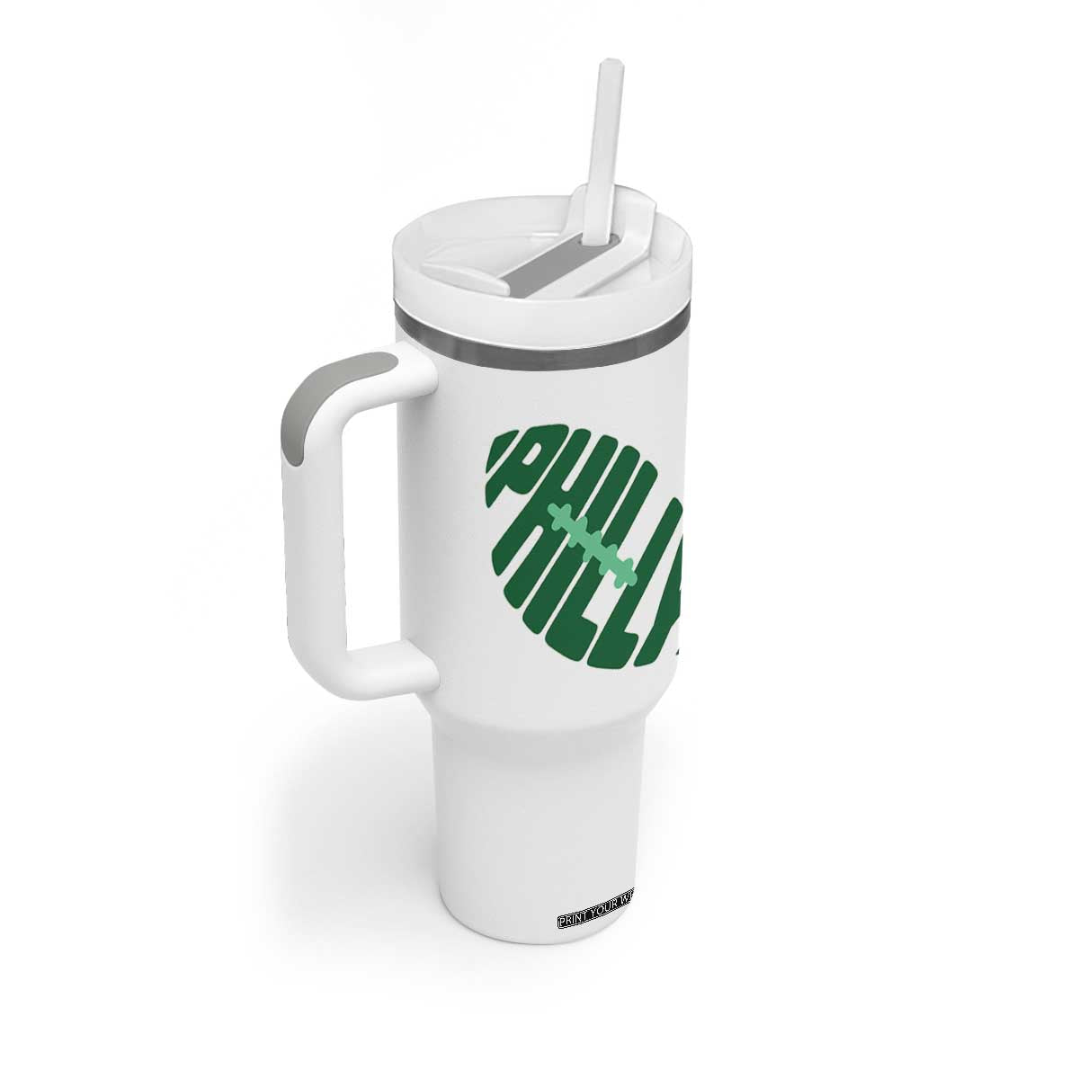 Philly Game Day Tumbler With Handle Football Team Retro Sports Fan TS10 Print Your Wear