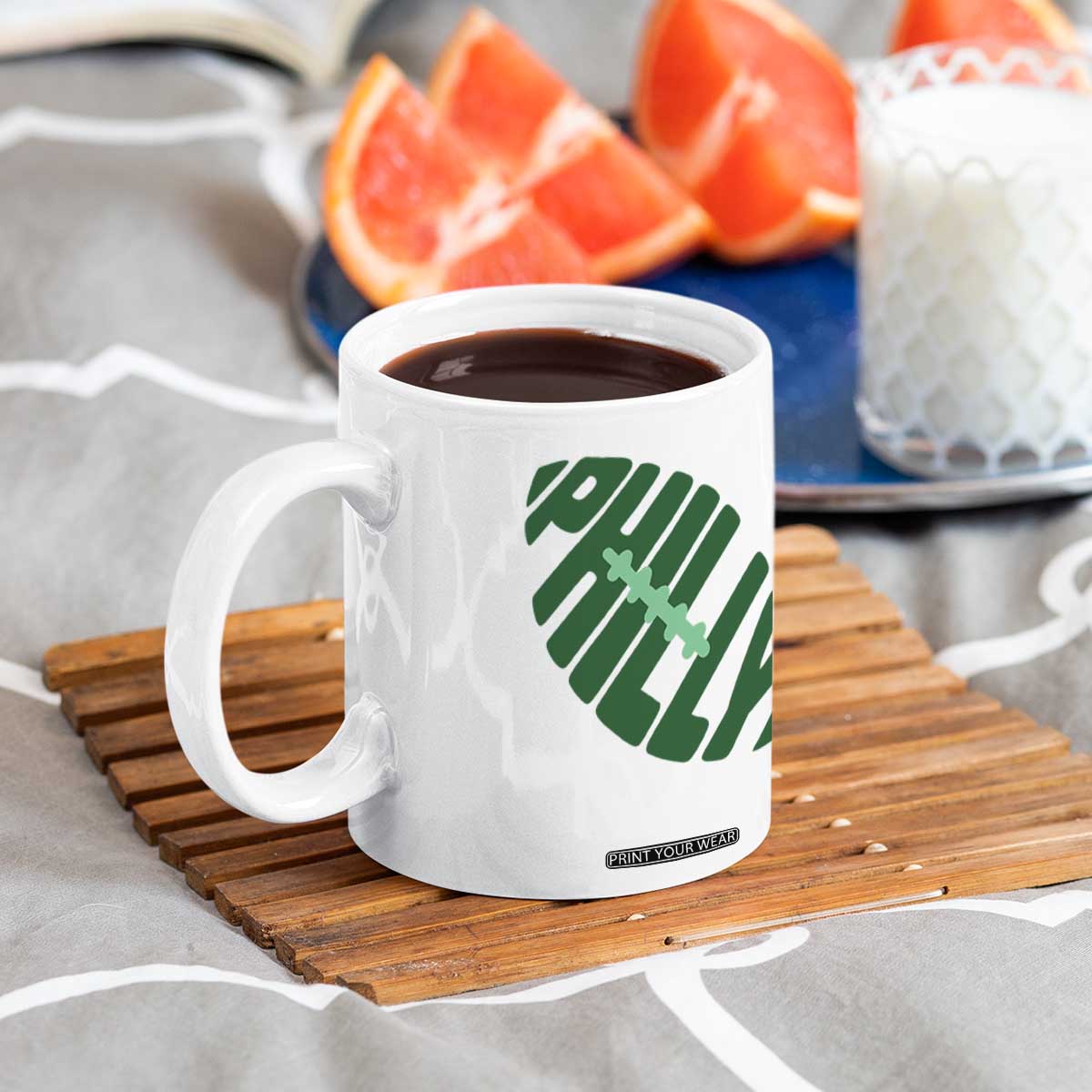 Philly Game Day Coffee Mug Football Team Retro Sports Fan TS10 Print Your Wear