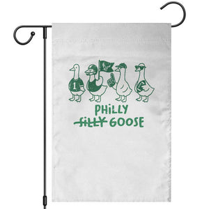Philly Goose Garden Flag Funny Philadelphia Football Fan Gear Silly Gooses TS10 White Print Your Wear