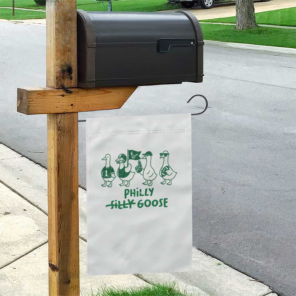 Philly Goose Garden Flag Funny Philadelphia Football Fan Gear Silly Gooses TS10 Print Your Wear