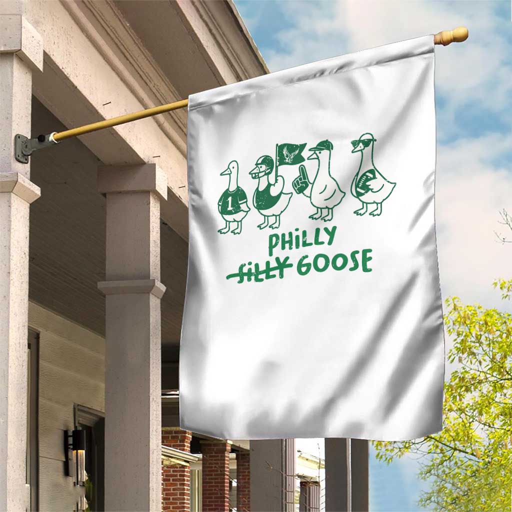 Philly Goose Garden Flag Funny Philadelphia Football Fan Gear Silly Gooses TS10 Print Your Wear
