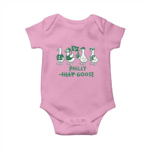 Philly Goose Baby Onesie Funny Philadelphia Football Fan Gear Silly Gooses TS10 Light Pink Print Your Wear