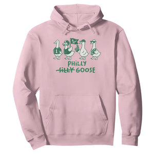 Philly Goose Hoodie Funny Philadelphia Football Fan Gear Silly Gooses TS10 Light Pink Print Your Wear