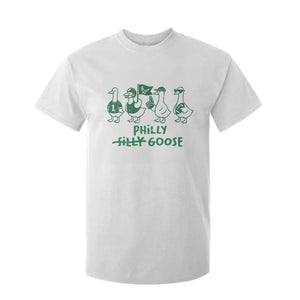 Philly Goose T Shirt For Kid Funny Philadelphia Football Fan Gear Silly Gooses TS10 White Print Your Wear